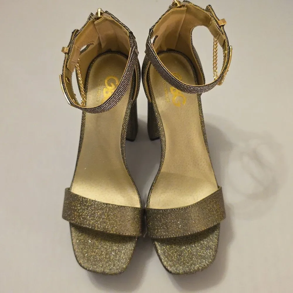 BRAND NEW GBG LOS ANGELES WOMENS PLATFORM OPEN TOE SANDALS G1